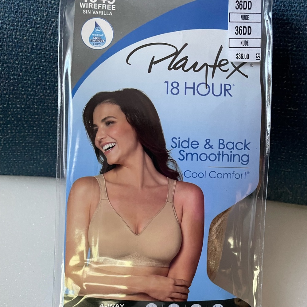 Playtex Women's 18 Hour Seamless Smoothing Full Coverage Bra 36DD